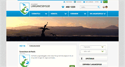 Desktop Screenshot of langanesbyggd.is